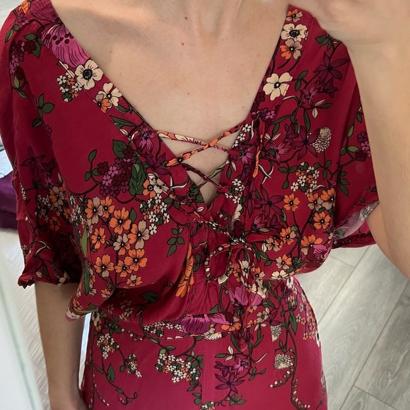 WAYF Floral Maxi Dress. Small - Picture 13 of 15